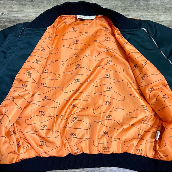 Vintage Atticus Women’s Bomber Jacket Rare Size Medium Black Y2K Blink 182 - Picture 3 of 8